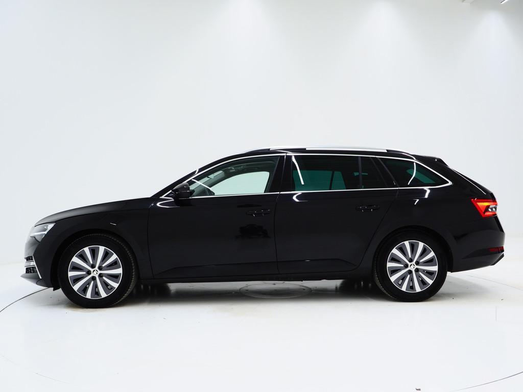 Skoda Superb Combi 1.4 TSI iV 218PK Style | Panoramadak | Ad, Auto's, Skoda, Stof, Gebruikt, Zwart, 4 cilinders