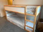 Kura bed ikea keerbaar wit/grenen 90x200, Ophalen, Zo goed als nieuw, Halfhoogslaper