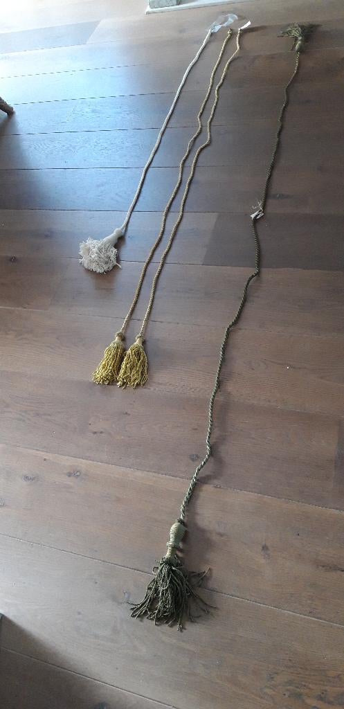 te koop diverse antieke kwasten voor gordijnen en kastdeuren, Ophalen of Verzenden