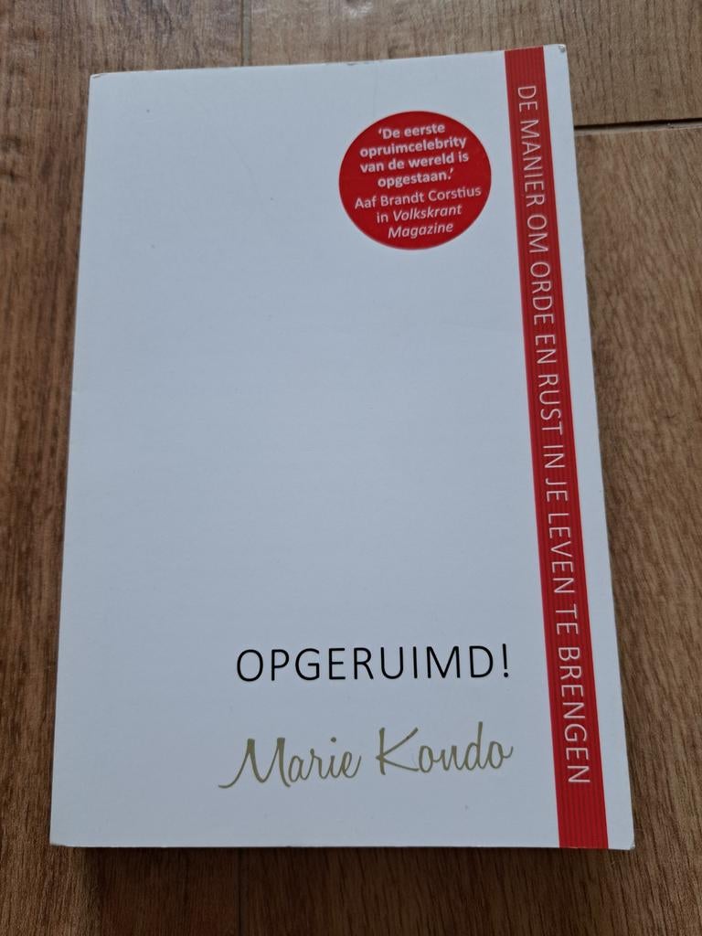 Opgeruimd! De KonMari Methode van Marie Kondo, Boeken, Ophalen of Verzenden, Zo goed als nieuw, Marie Kondo, Nederland