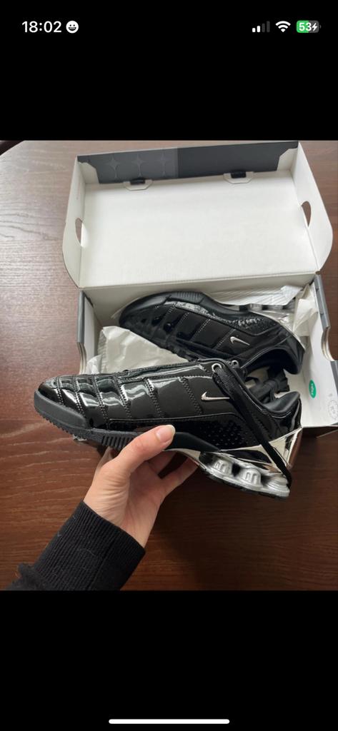 Nike T90 Shox - 36.5, Ophalen of Verzenden, Zo goed als nieuw, Zwart, Sportschoenen