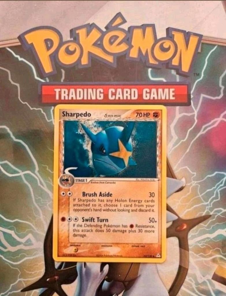 Sharpedo 53/110 Ex Holon Phantoms pokemon kaart, Ophalen of Verzenden, Gebruikt, Losse kaart