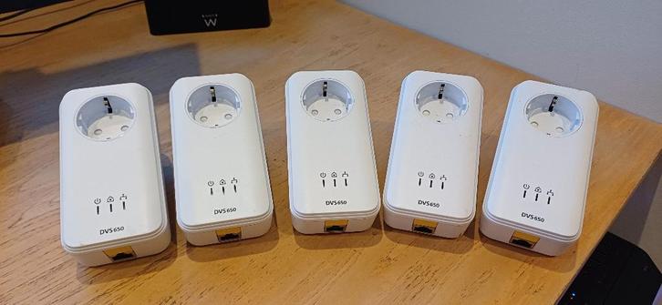 Devolo powerline DVS650 5x, Computers en Software, Powerlines, Gebruikt, Ophalen of Verzenden