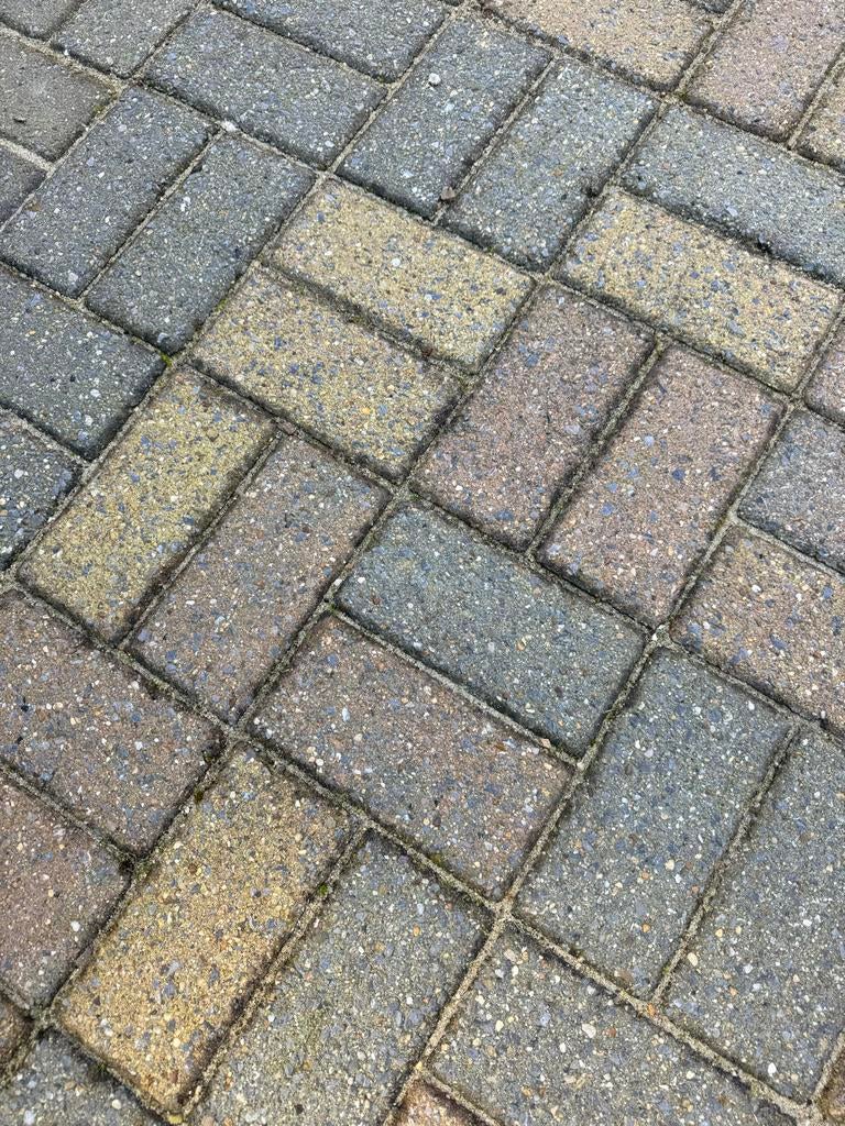 Gebruikte betonklinkers - diverse kleuren, Ophalen, Gebruikt, Klinkers, 10 m² of meer