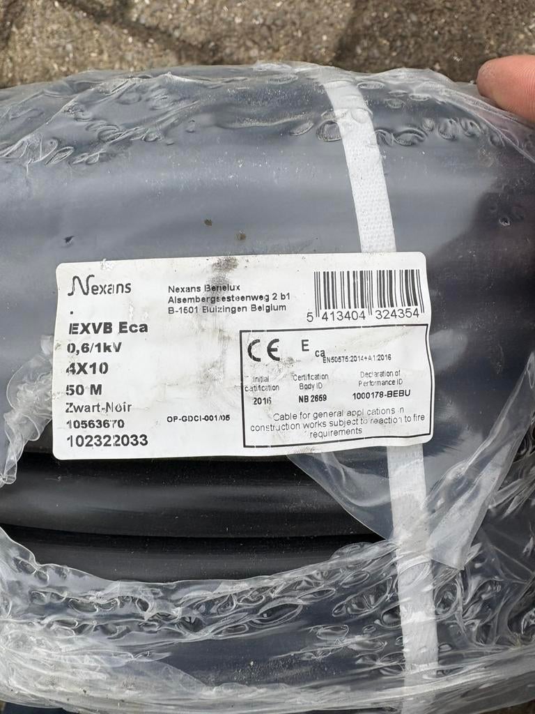 Kabel Exvb 4x10, Ophalen, Nieuw