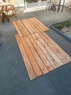Planken hout van schutting - 150cm lang - 16 stuks, Ophalen, Gebruikt, Minder dan 25 mm, Plank