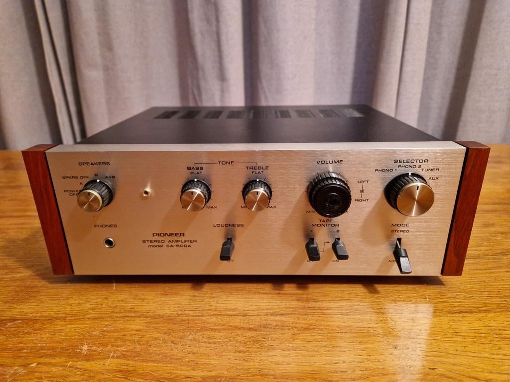 Pioneer SA-500A versterker, Pioneer, Pioneer, Ophalen of Verzenden, Zo goed als nieuw