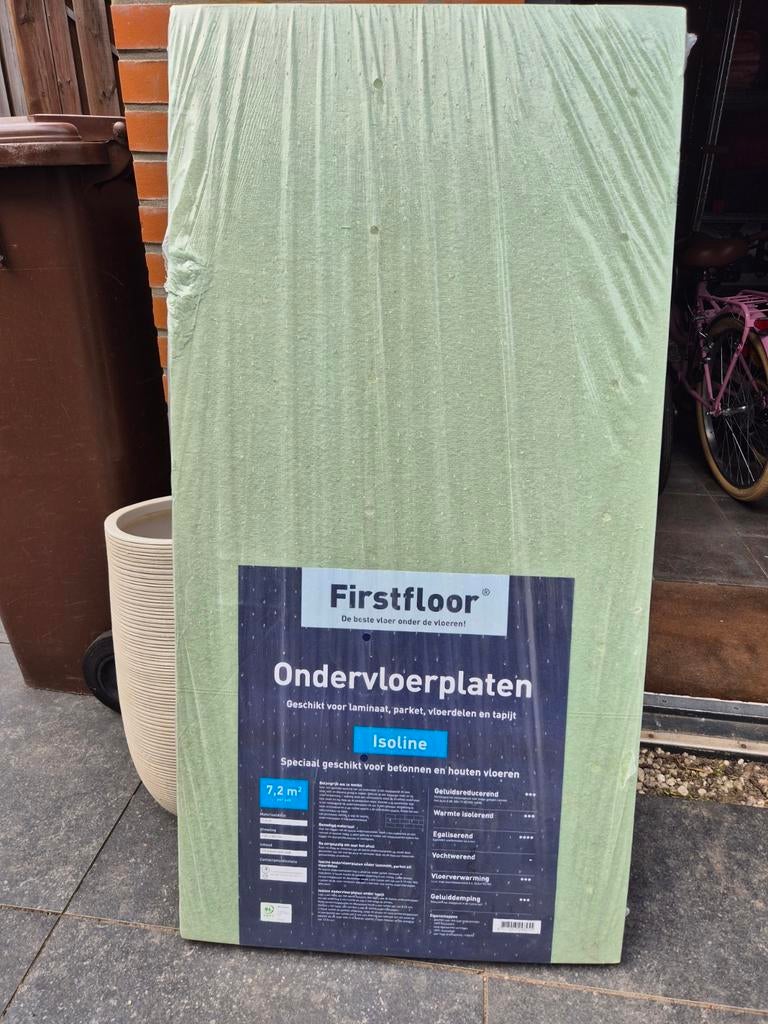 Firstfloor Isoline Ondervloerplaten 7,2 m², Ophalen, Overige typen, Nieuw, 5 tot 10 m²