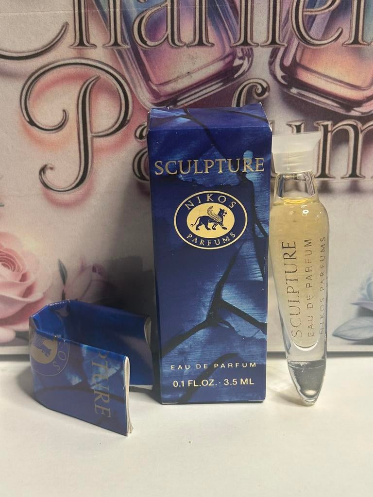 Lancaster - nikos sculpture miniature 3,5ml edp, Ophalen of Verzenden, Nieuw, Miniatuur, Gevuld