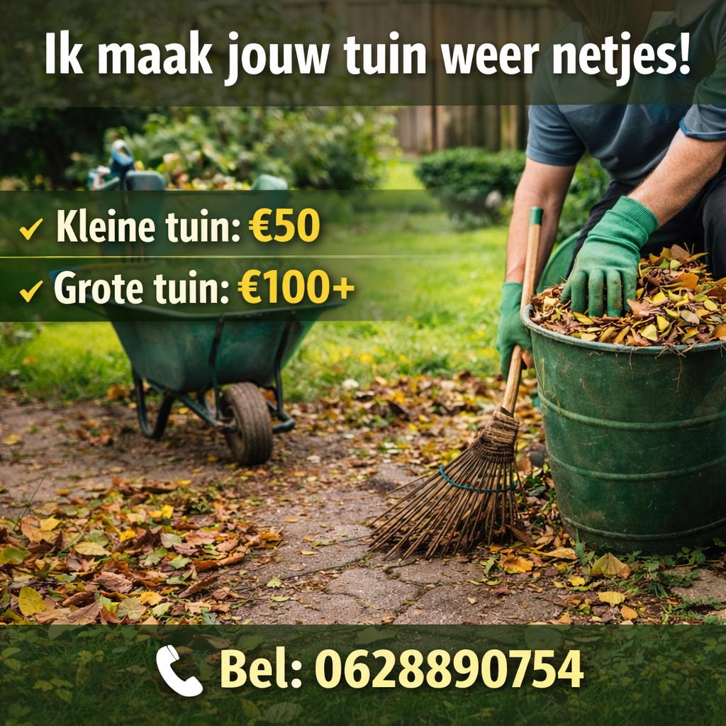 Tuin schoonmaken, Diensten en Vakmensen, Tuinmannen en Stratenmakers