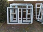 Kunststof kozijn met draaikiep ramen 227 çm br x 147 cm hoog, Doe-het-zelf en Verbouw, Kozijnen en Schuifpuien, Ophalen, Kunststof