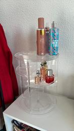 Draaiende Make-up Organizer - Acryl Opbergrek, Ophalen of Verzenden, Zo goed als nieuw, Gehele gezicht