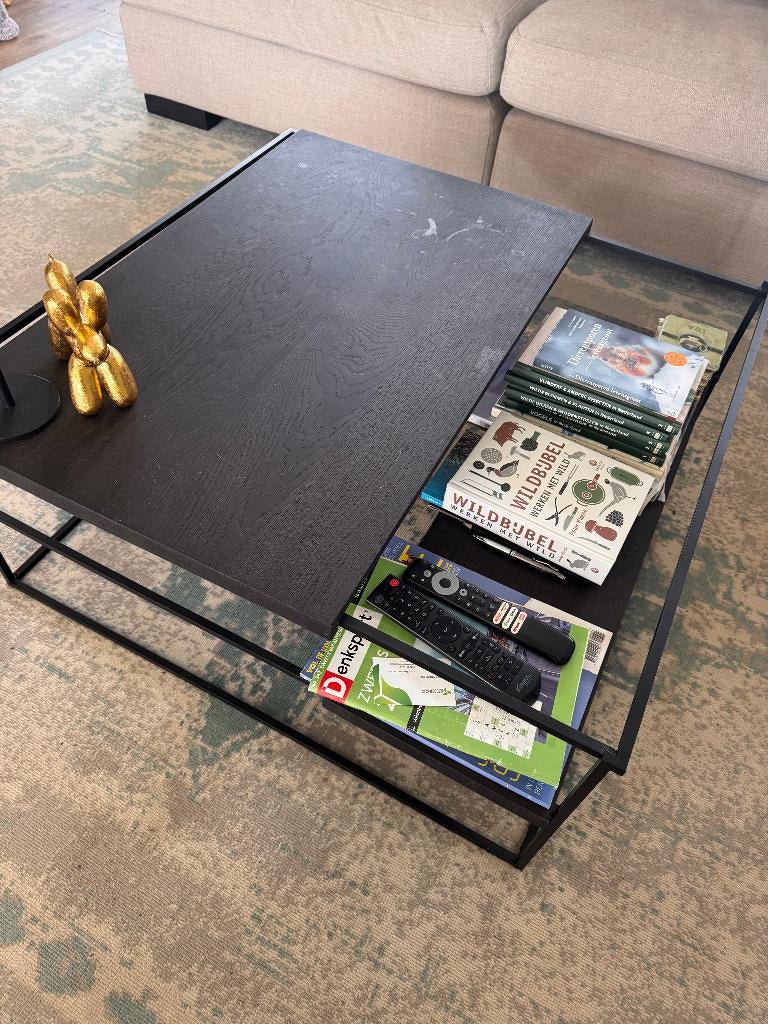 IN PRIJS VERLAAGD: salontafel, Huis en Inrichting, Ophalen, 100 tot 150 cm, Vierkant, 50 tot 100 cm