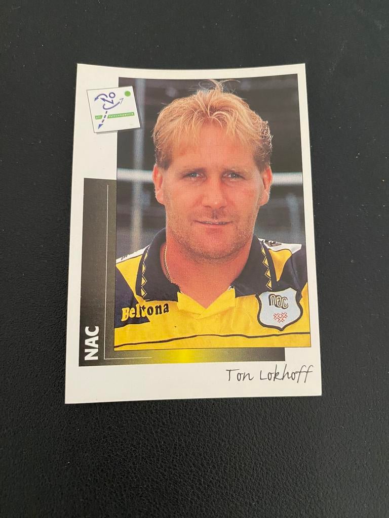 Ton Lokhoff - NAC Breda - Panini Voetbal 96, Ophalen of Verzenden, Zo goed als nieuw, NAC Breda, Poster, Plaatje of Sticker