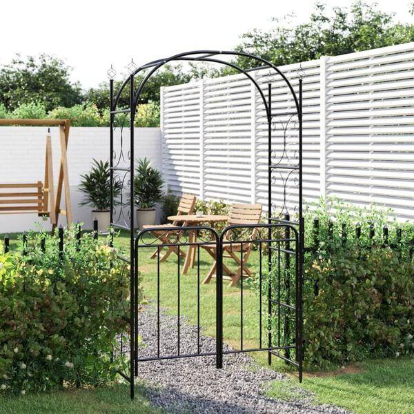 Rozenboog pergola met hekje tuinboog ijzer GRATIS BEZORGD!, Tuin en Terras, Tuinhekken en Hekwerk, Met poort, Verzenden, Nieuw
