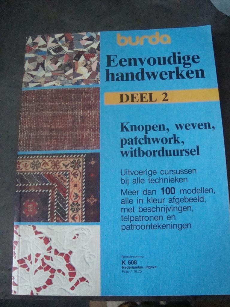 Burda eenvoudige handwerken deel 2, Ophalen of Verzenden, Zo goed als nieuw, Handborduren, Patroon