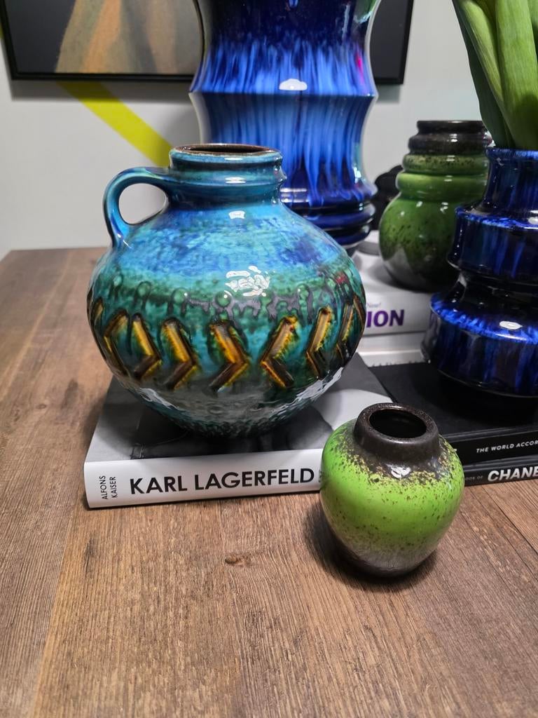 Zeldzame Cartens Tonnieshof vaas 45-20 West Germany, Ophalen of Verzenden