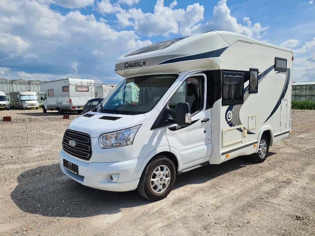 Chausson Flash 514 Camper (met stalling), Caravans en Kamperen, Campers, Koelkast, Tot en met 2, Chausson, Particulier