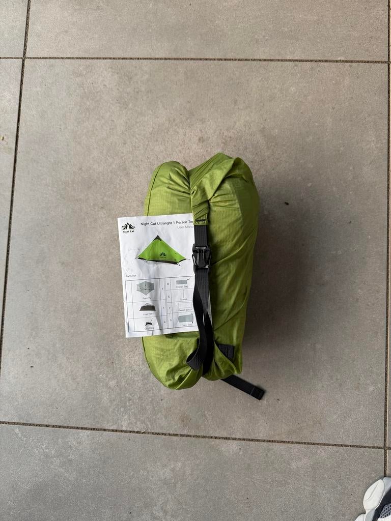Night Cat Ultralicht 1-persoons tent, Ophalen, Nieuw, Tot en met 2