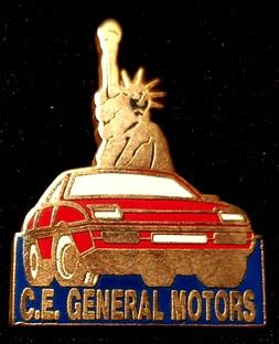 General Motors C.E. pin, Verzamelen, Verzenden, Nieuw, Transport, Speldje of Pin