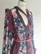 vintage deconstrueerde jas maat medium 36-40 vintage, Maat 38/40 (M), Paars, Ophalen of Verzenden, Eucalyptus