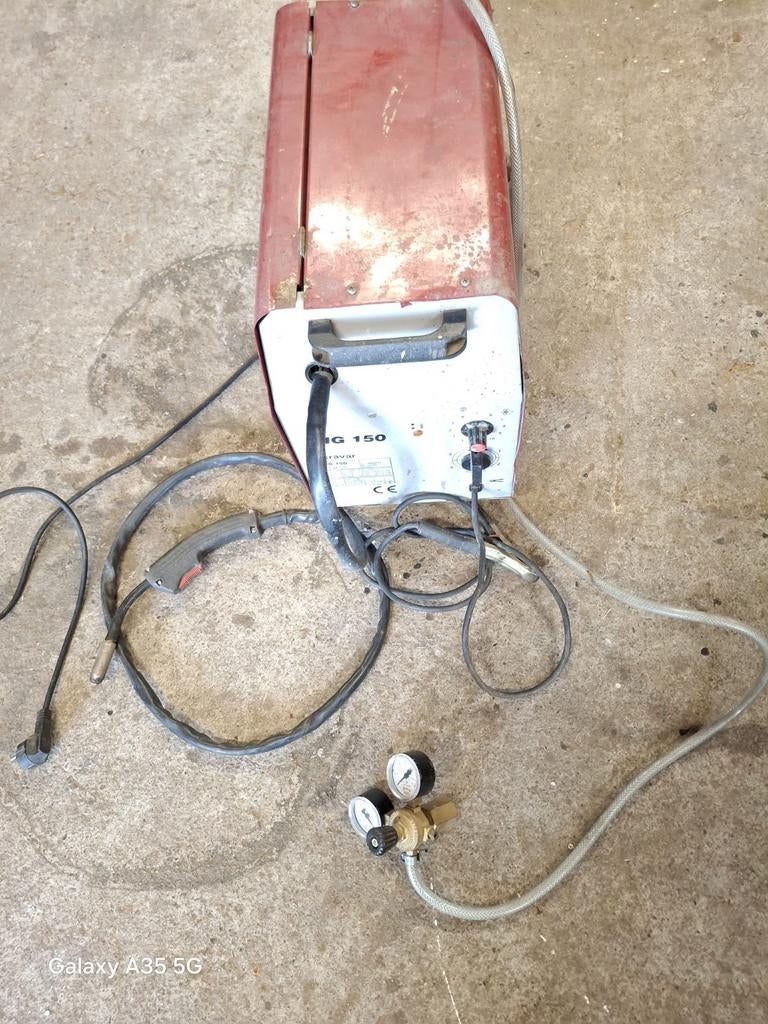 Iskravar CO² lasapparaat MIG 150, Ophalen of Verzenden, Gebruikt, Minder dan 150 ampère, Co2