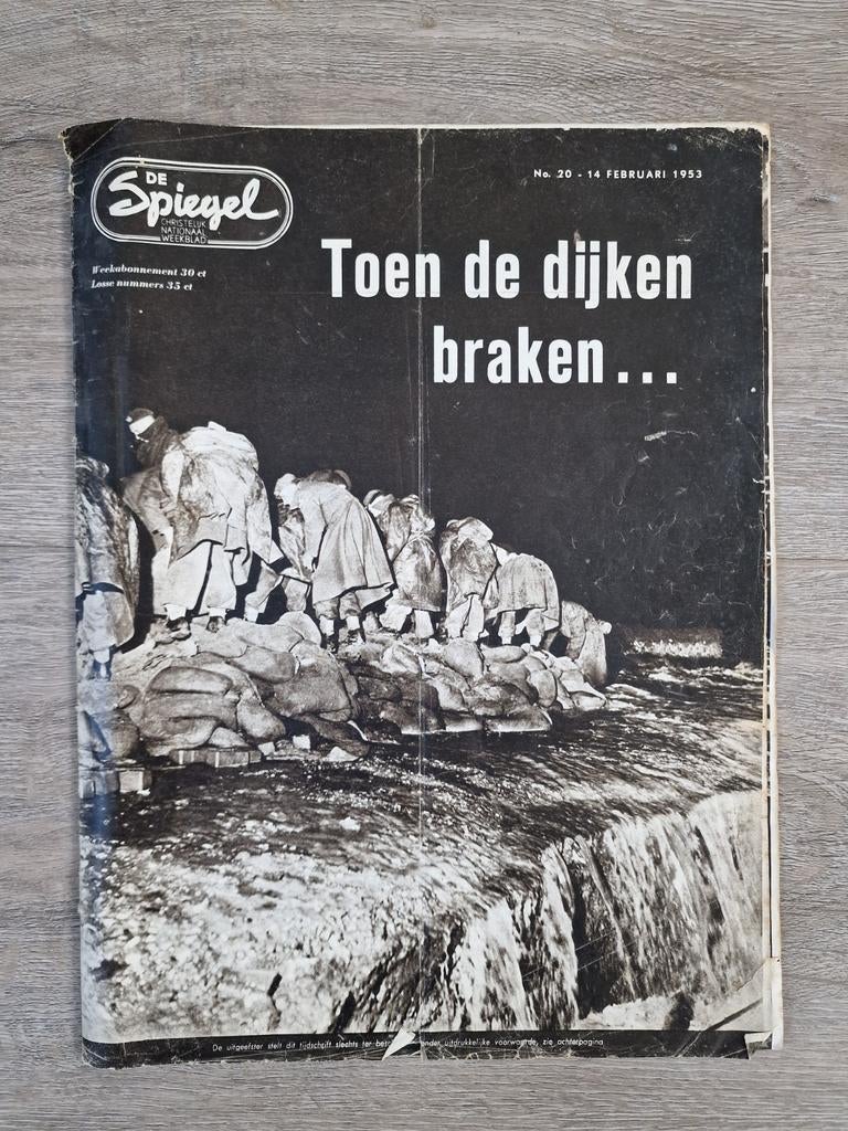 De Spiegel Tijdschriften - Watersnoodramp 1953, Verzamelen, Tijdschriften, Kranten en Knipsels, Tijdschrift, 1940 tot 1960, Ophalen of Verzenden