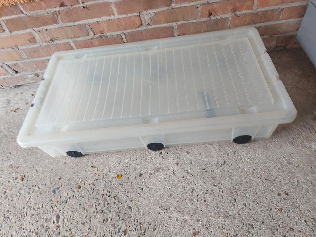 Opbergbox met wielen, Ophalen of Verzenden, Doos, Minder dan 35 cm