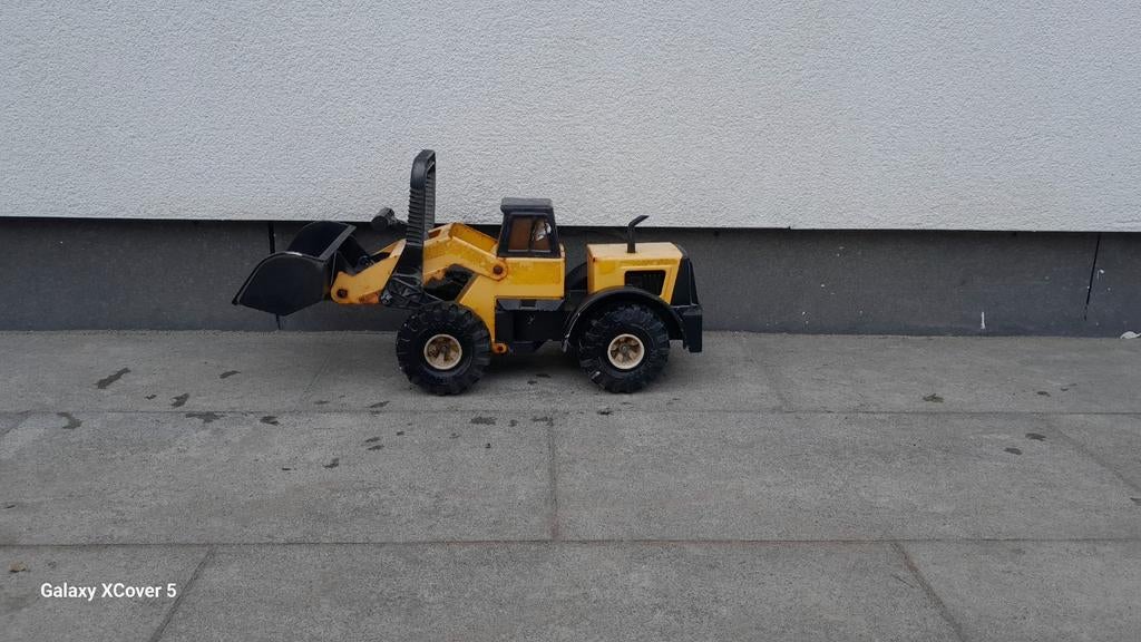 Gele speelgoed graafmachine, Ophalen of Verzenden, Gebruikt