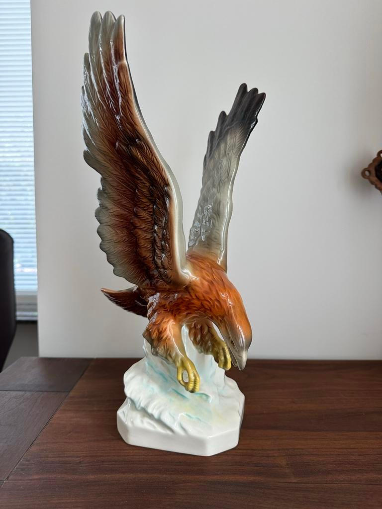 Goebel Porseleinen Adelaar Beeld - Vintage Decoratie, Ophalen