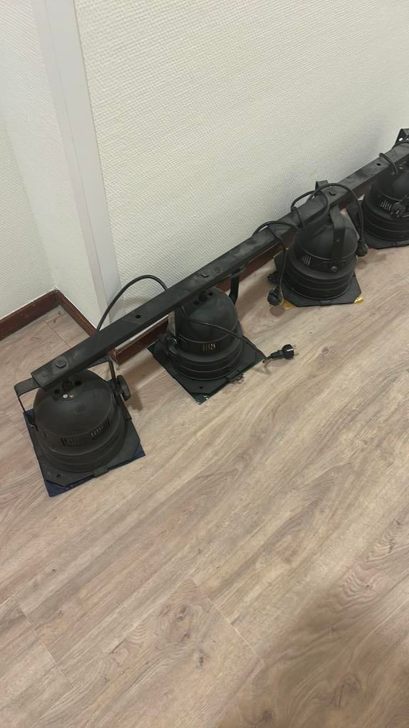 Lichtbalk met par spots podium lamp kleur, Muziek en Instrumenten, Licht en Laser, Ophalen, Gebruikt, Licht