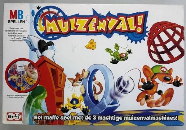 MB Muizenval Bordspel compleet spel Vintage 2004, Coolsingel 104, 3011 AG Rotterdam, Netherlands, MB Spellen, Verzenden, Een of twee spelers