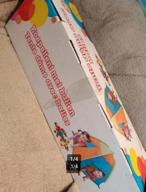 Koepeltent met 50 ballen 116x116x84cm nieuw, Nieuw, Ophalen of Verzenden