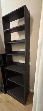 Black wooden bookcase/cabinet, Ophalen, Met plank(en), Gebruikt, 200 cm of meer