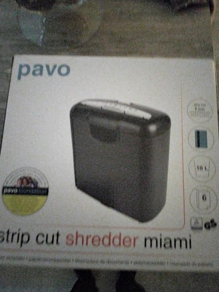 Versnipperaar, Ophalen, Zo goed als nieuw