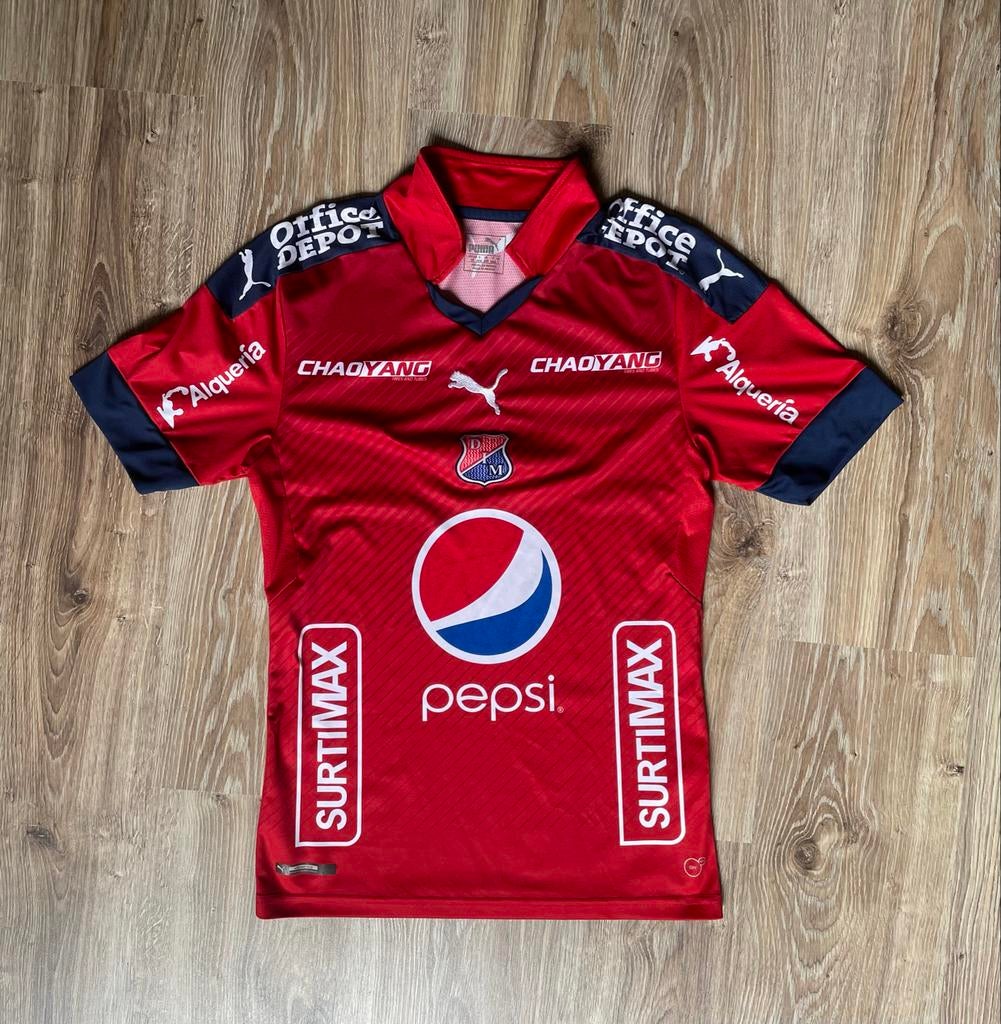 Independiente Medellin 2017/2018 Thuisshirt Vintage, Maat S, Ophalen of Verzenden, Zo goed als nieuw, Shirt
