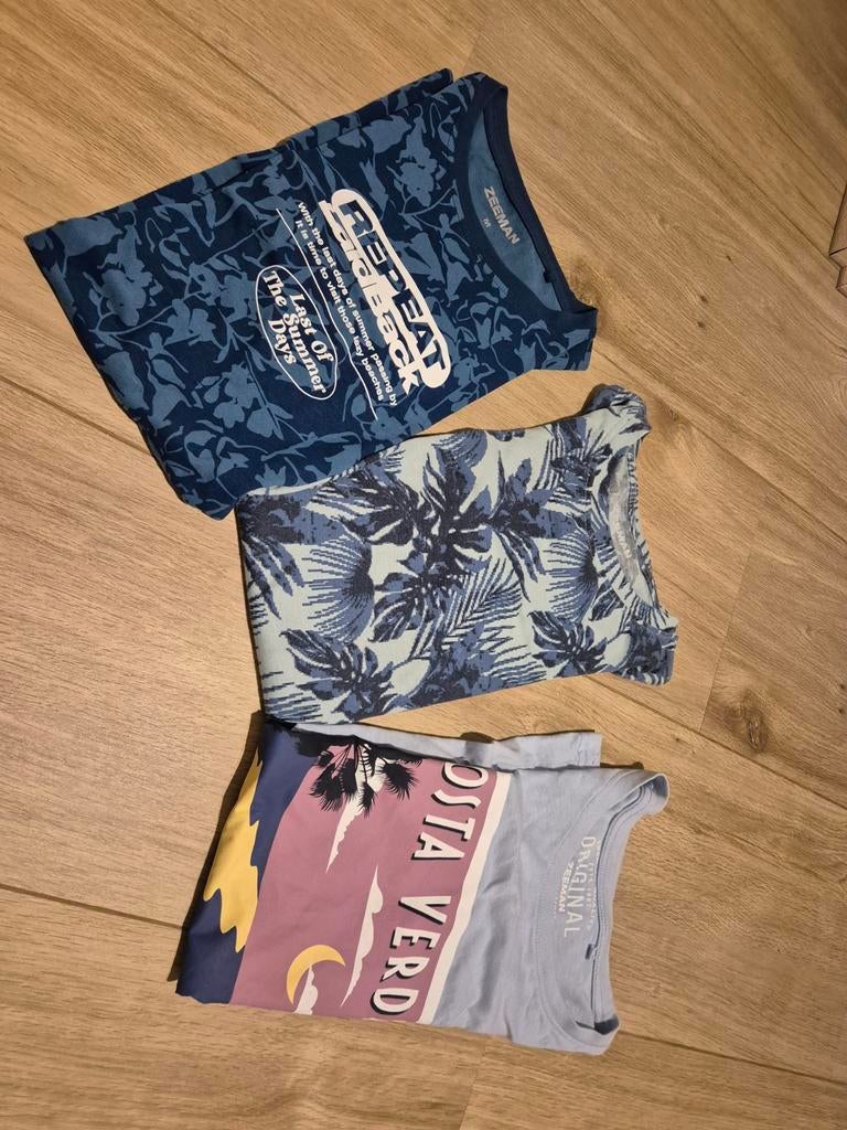 3x t-shirt maat M, Kleding | Heren, T-shirts, Ophalen of Verzenden, Zo goed als nieuw, Zeeman, Maat 48/50 (M)