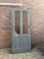 Poort deur grijs, Ophalen, Gebruikt, Minder dan 200 cm, Buitendeur
