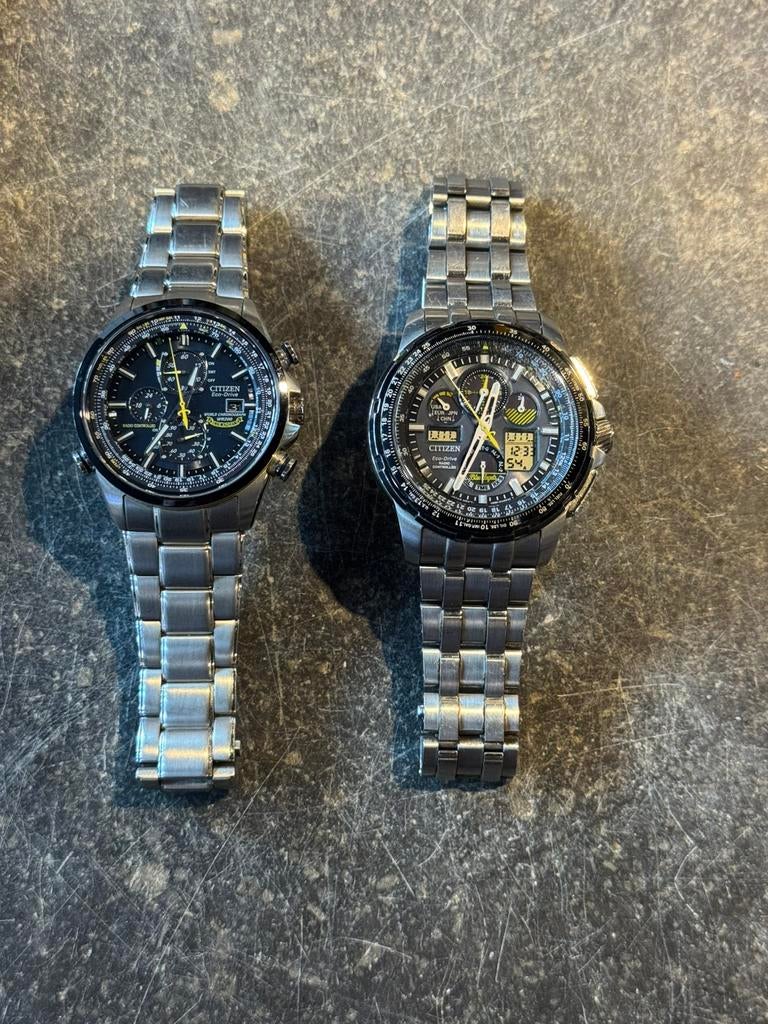 Citizen eco drive horloges, Sieraden, Tassen en Uiterlijk, Horloges | Heren, Ophalen of Verzenden, Zo goed als nieuw, Staal, Citizen