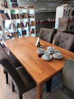 Mooie Eettafel met 4 Stoelen., Ophalen, Gebruikt, 4 tot 6 stoelen