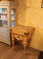 klein oud hakblok  hakblokje, Ophalen