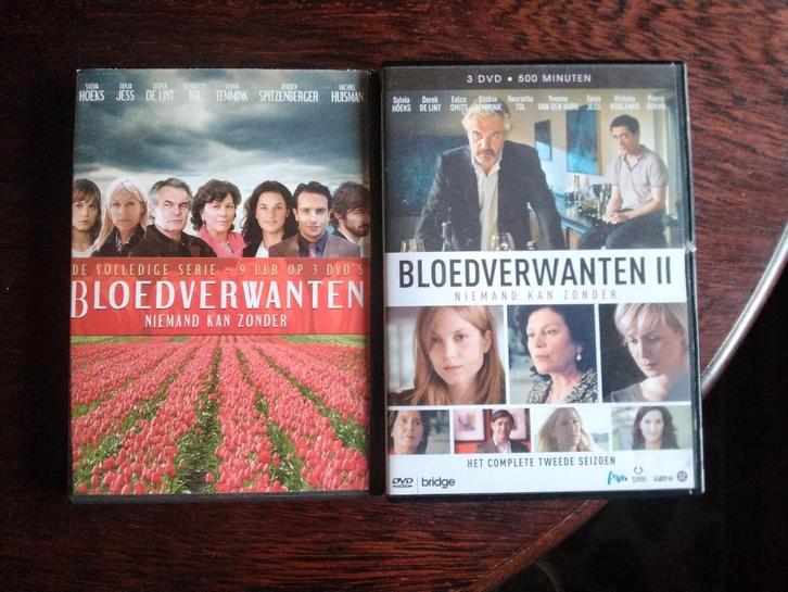 Bloedverwanten seizoen 1 en 2 compleet, 2 boxen, origineel, Cd's en Dvd's, Dvd's | Tv en Series, Zo goed als nieuw, Drama, Boxset