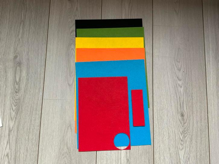 Vilt voor lasermachine - Diverse kleuren (Xtool compatibel), Hobby en Vrije tijd, Vilt, Zo goed als nieuw, Los Vilt, Ophalen of Verzenden