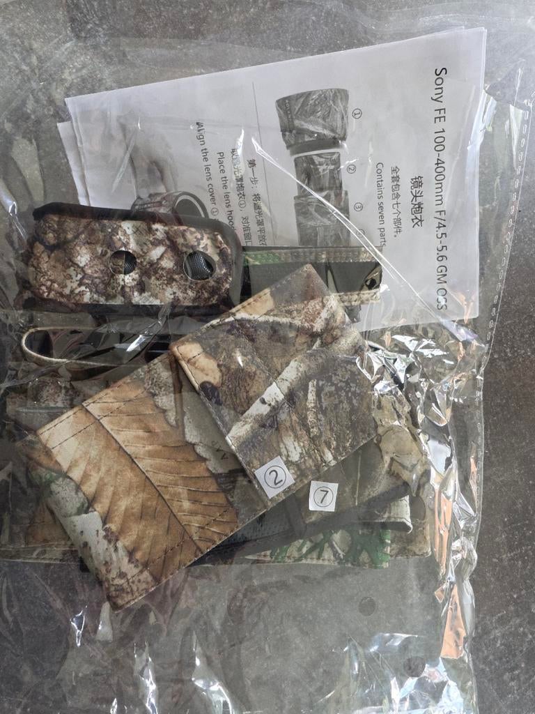 Rolanpro camouflage lens cover  Sony 100-400mm, Audio, Tv en Foto, Fotografie | Lenzen en Objectieven, Ophalen of Verzenden, Nieuw