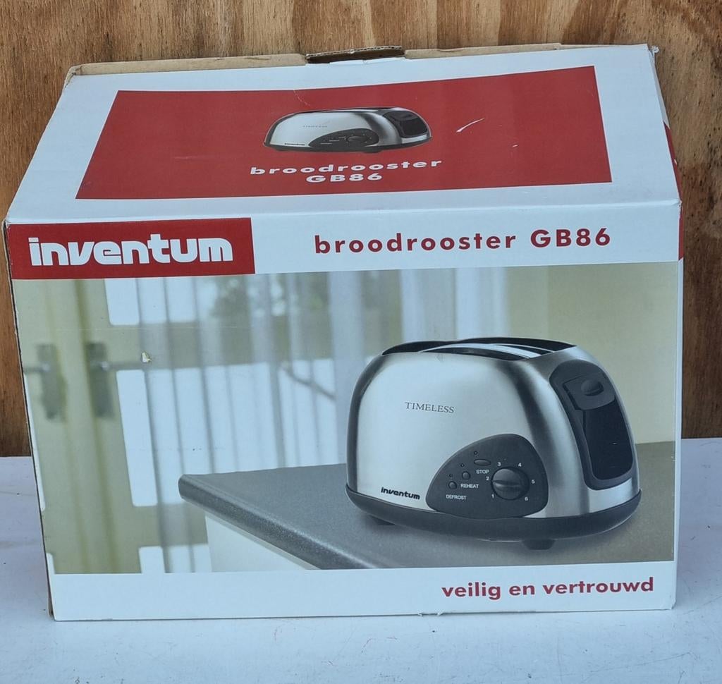 Broodrooster, Witgoed en Apparatuur, Broodroosters, N, N, Nieuw, Ophalen of Verzenden