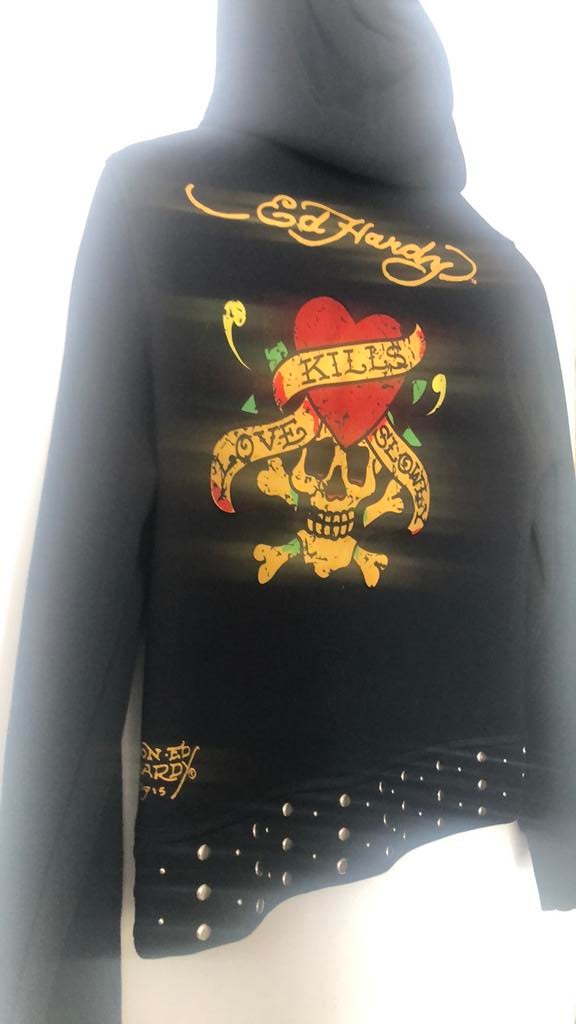 Ed Hardy hoodie maat M, Ophalen of Verzenden, Zo goed als nieuw