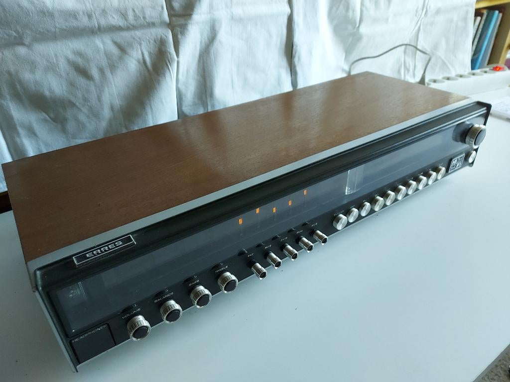 Erres tuner versterker, Ophalen of Verzenden, Gebruikt, Minder dan 60 watt, Overige merken