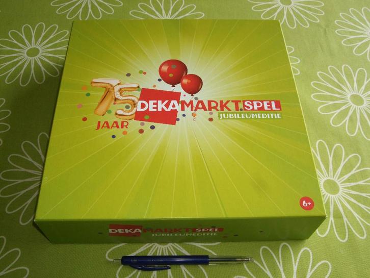 75 jaar DEKA markt spel - jubileumeditie, Hobby en Vrije tijd, Gezelschapsspellen | Bordspellen, Zo goed als nieuw, Een of twee spelers