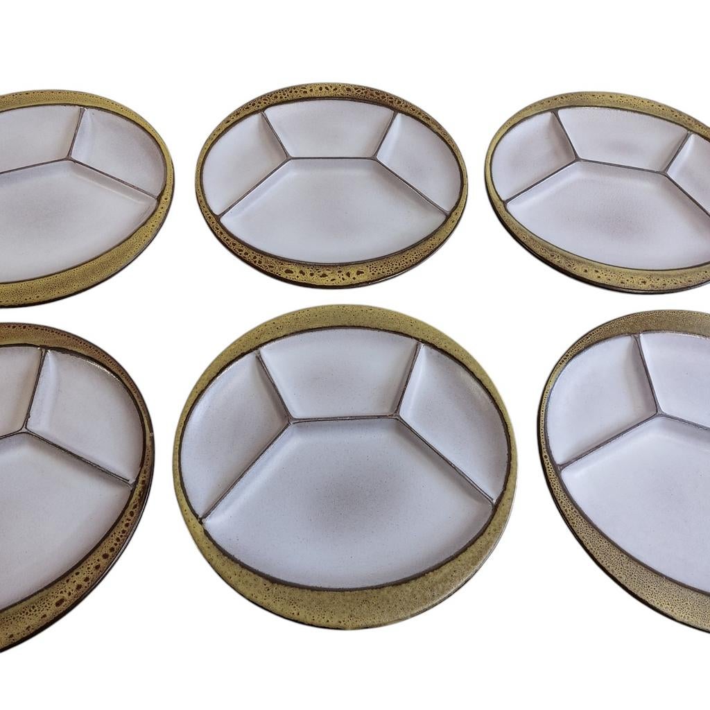 Set vintage gourmet borden Buckeburg, Overige materialen, Gebruikt, Buckeburg, Onbekend