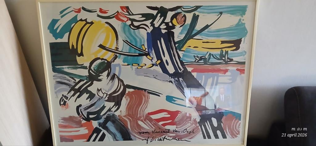 Roy lichtenstein voor Vincent van gogh, Ophalen